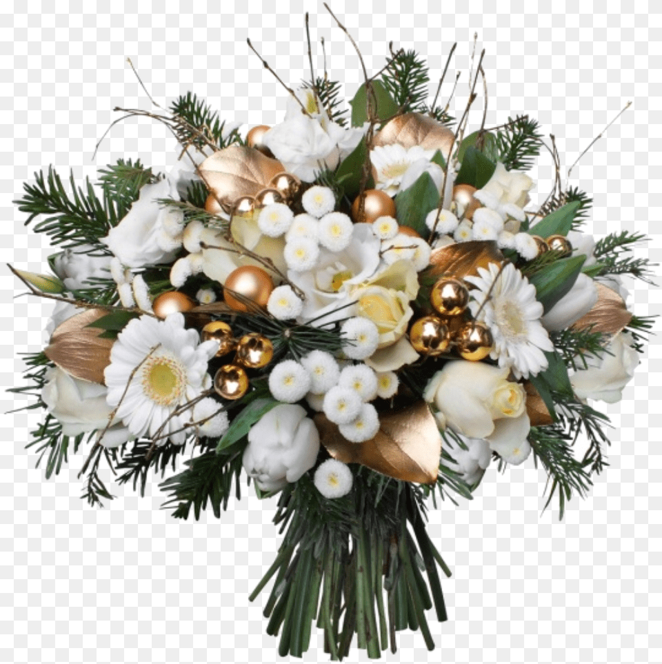 Bouquet De Fleurs Noel, Flower, Flower Arrangement, Flower Bouquet, Plant Free Png