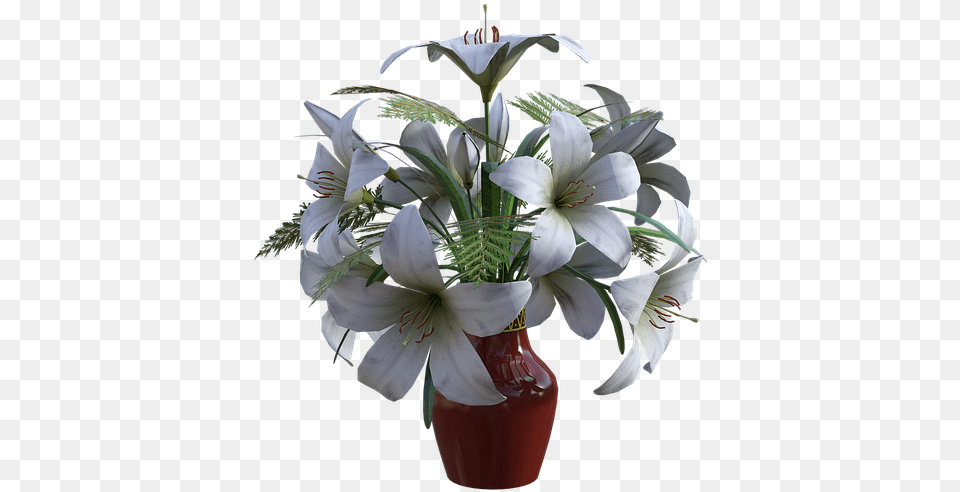 Bouquet De Fleurs Vase Transparent Fond, Flower, Flower Arrangement, Flower Bouquet, Plant Free Png