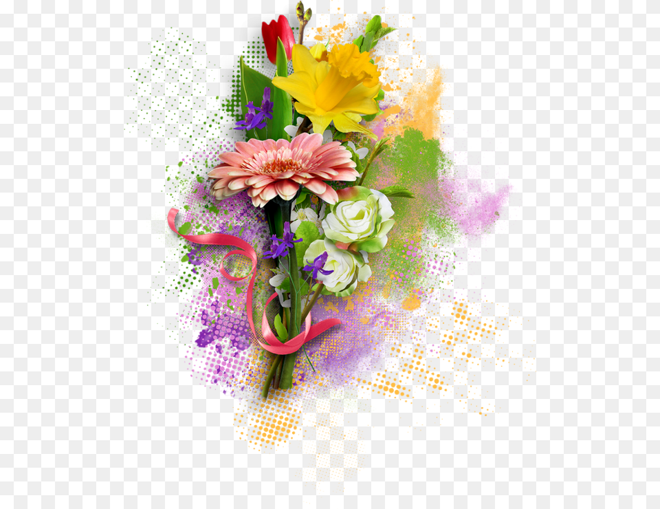 Bouquet De Printemps Tube Schnen Ostermontag, Flower Bouquet, Graphics, Plant, Flower Arrangement Free Png Download