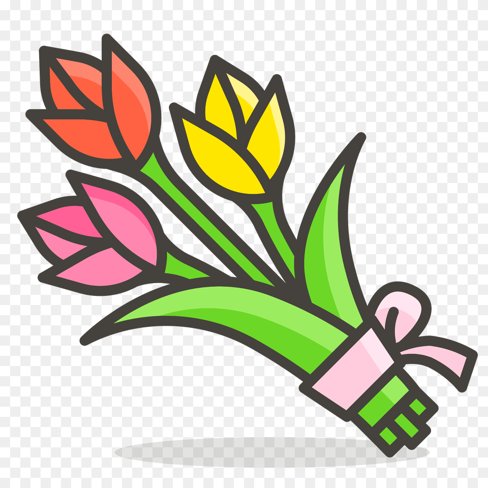 Bouquet Emoji Clipart, Art, Plant, Pattern, Graphics Free Png Download