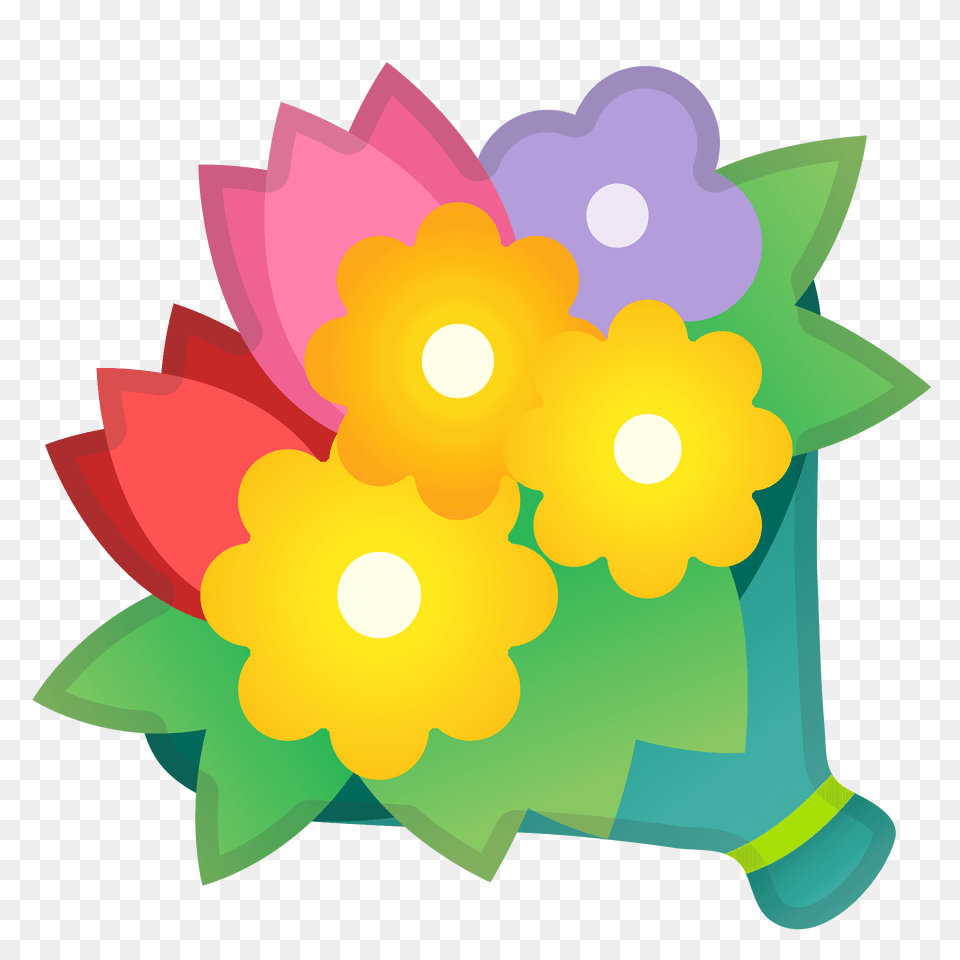 Bouquet Emoji Clipart, Plant, Graphics, Flower, Daisy Free Png