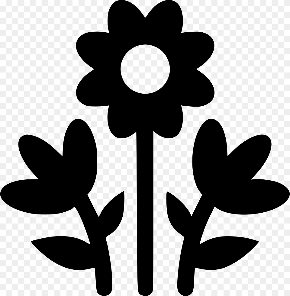 Bouquet Flowers Icon Download, Stencil, Daisy, Flower, Plant Free Png
