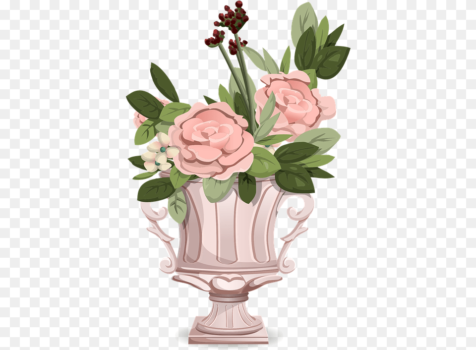 Bouquet Flowers Roses Thanks For Birthday Wishes In Marathi, Art, Pottery, Plant, Jar Free Png Download