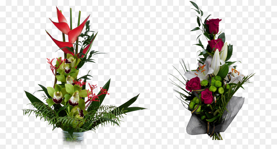 Bouquet Funeral Flowers Bouquet, Plant, Flower, Flower Arrangement, Flower Bouquet Free Png Download