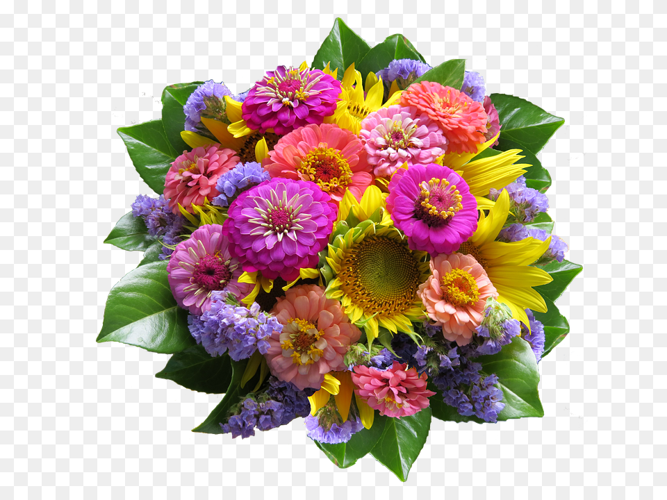 Bouquet Of Flowers Dahlia, Flower, Flower Arrangement, Flower Bouquet Png Image