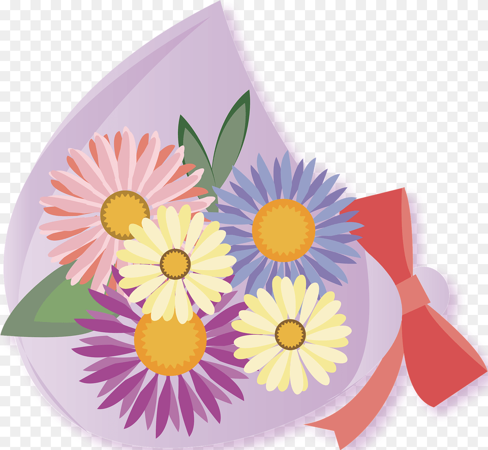Bouquet Of Flowers Clipart, Plant, Daisy, Petal, Flower Png Image