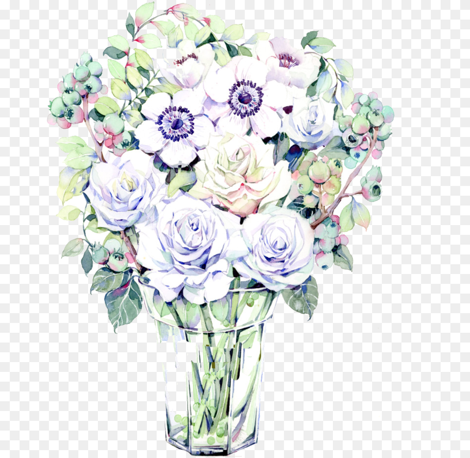 Bouquet Of Flowers Garden Roses, Art, Plant, Pattern, Graphics Png