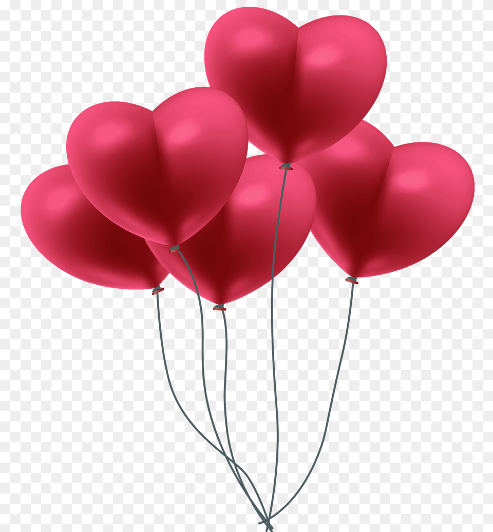 Bouquet Of Heart Balloons Clipart, Balloon Free Png