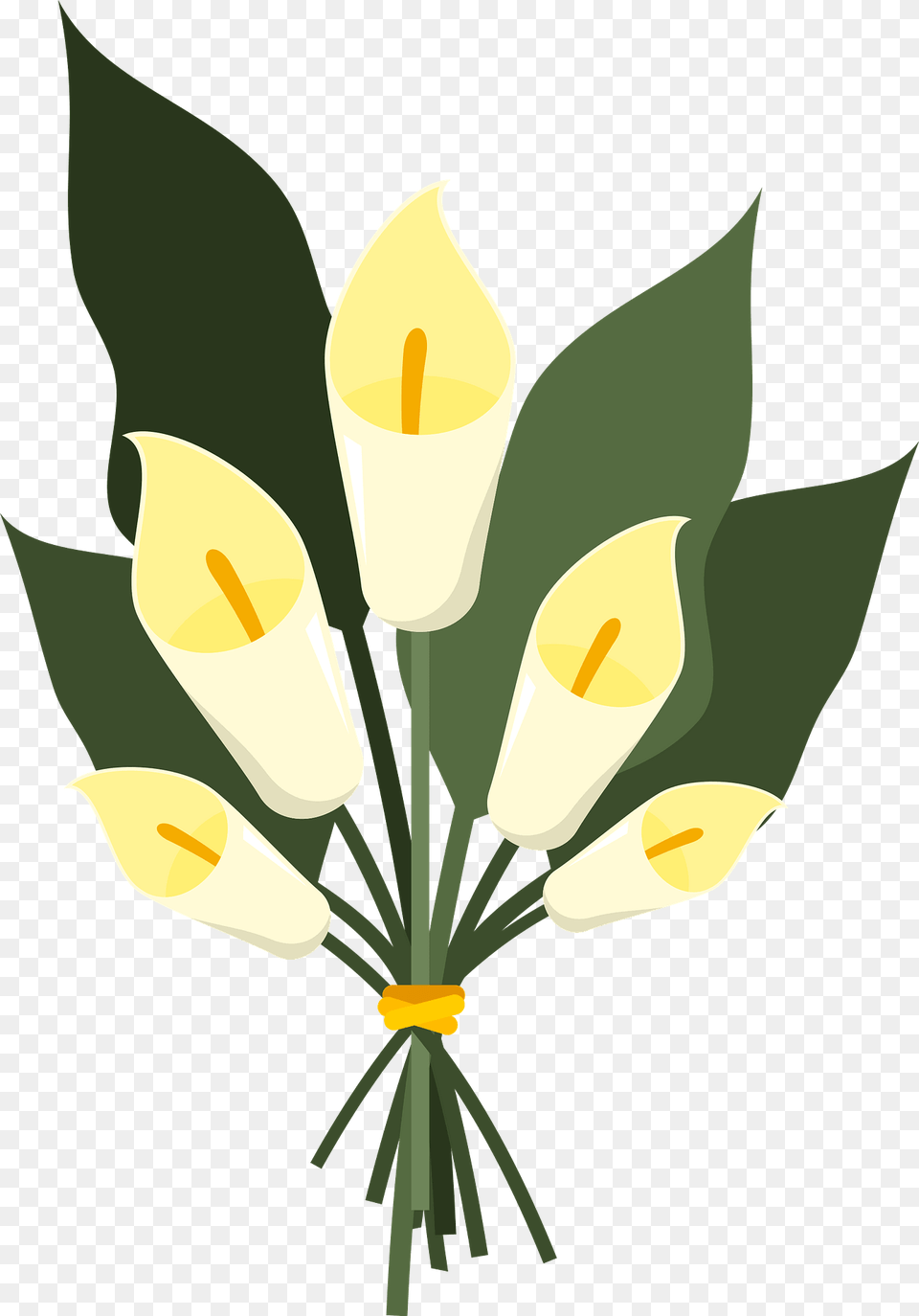 Bouquet Of Lilies Clipart, Flower, Plant, Anther, Petal Free Png Download