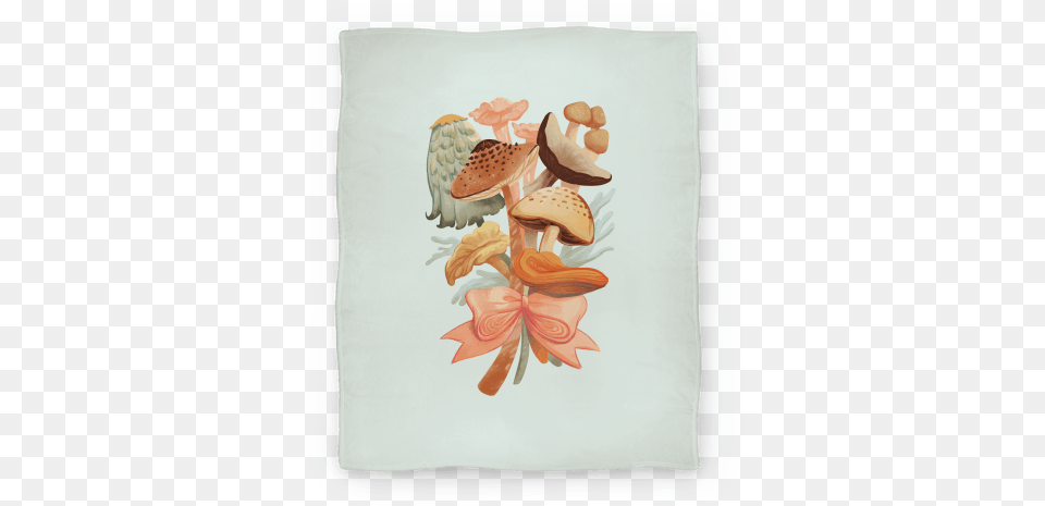 Bouquet Of Mushrooms Blanket Bouquet Of Mushrooms Tote Bag Funny Tote Bag From, Painting, Art, Pattern, Flower Free Png