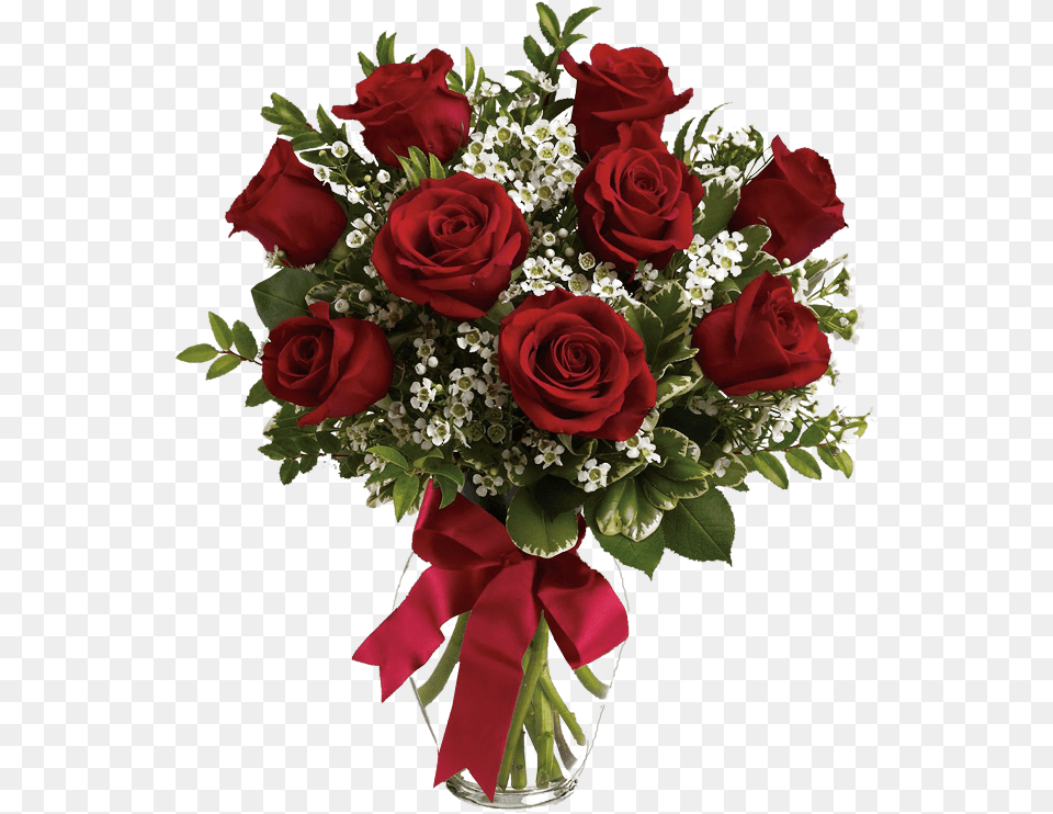 Bouquet Of Red Roses, Flower, Flower Arrangement, Flower Bouquet, Plant Png Image