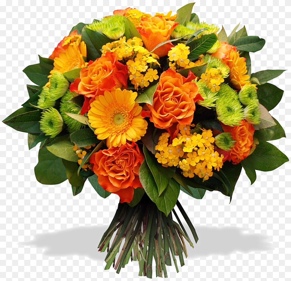 Bouquet Orange Bouquet De Fleurs Est Pour Toi, Art, Floral Design, Flower, Flower Arrangement Free Png Download