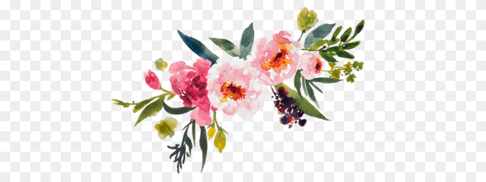 Bouquet Watercolor, Flower, Plant, Flower Arrangement, Flower Bouquet Free Png