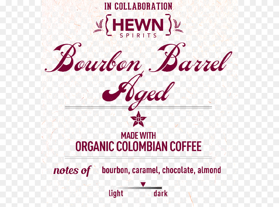 Bourbon Barrel Aged Barrel, Text, Advertisement, Poster, Handwriting Free Png