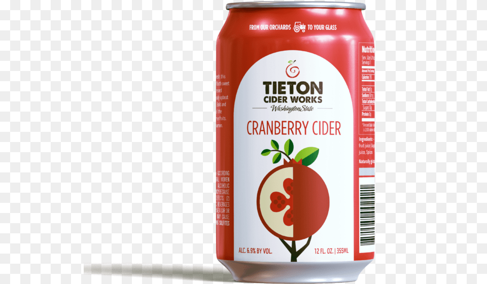 Bourbon Barrel Peach Cider, Can, Tin, Beverage Free Transparent Png