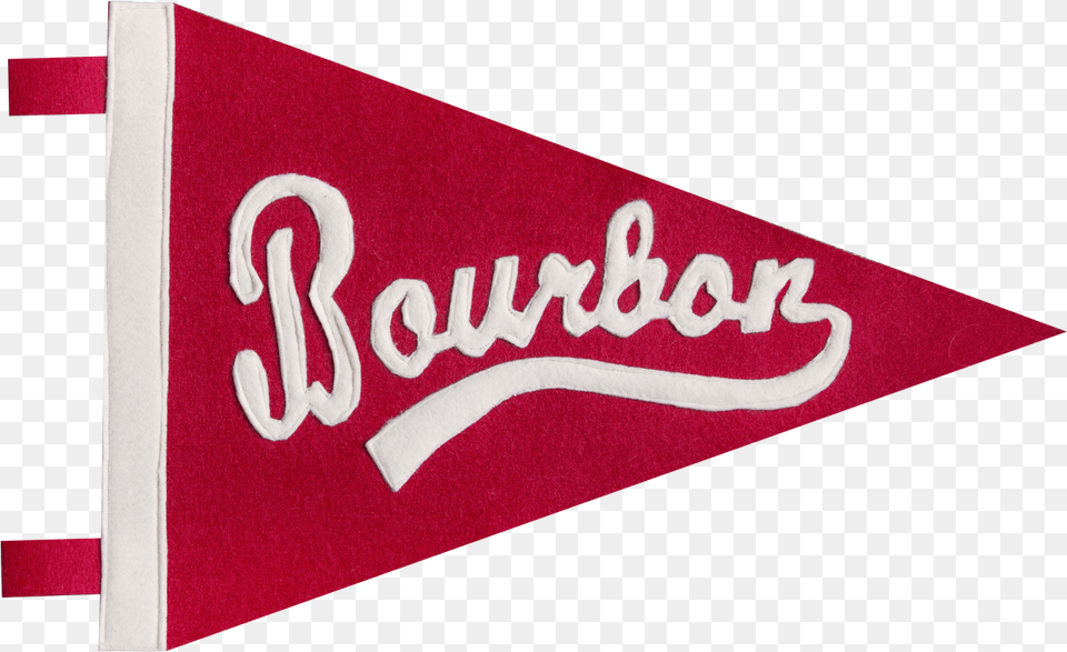 Bourbon Team Pennant Download Calligraphy, Flag Png Image