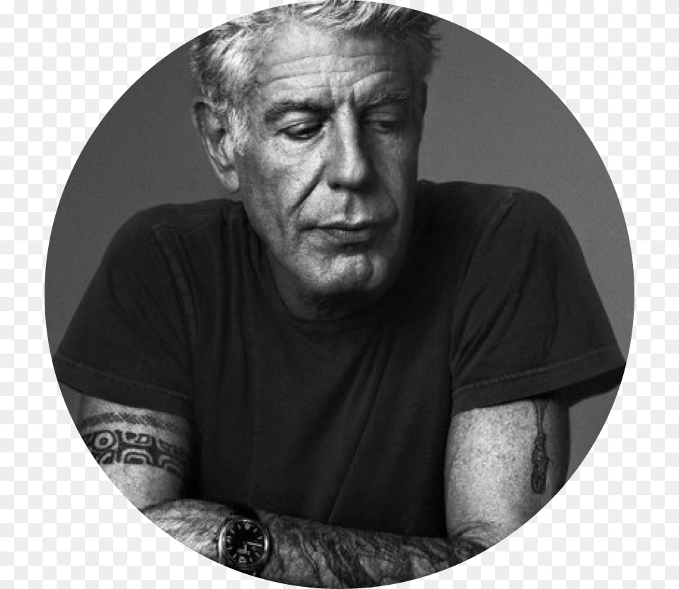 Bourdain Estate Of Anthony Bourdain, Tattoo, Skin, Portrait, Photography Png