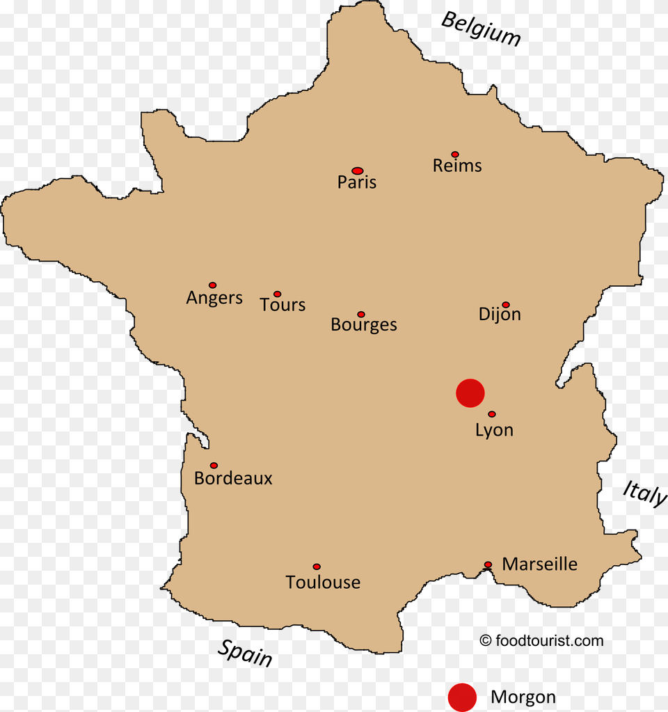 Bourges Location On The France Map Mont Ventoux France Map, Atlas, Chart, Diagram, Plot Png Image