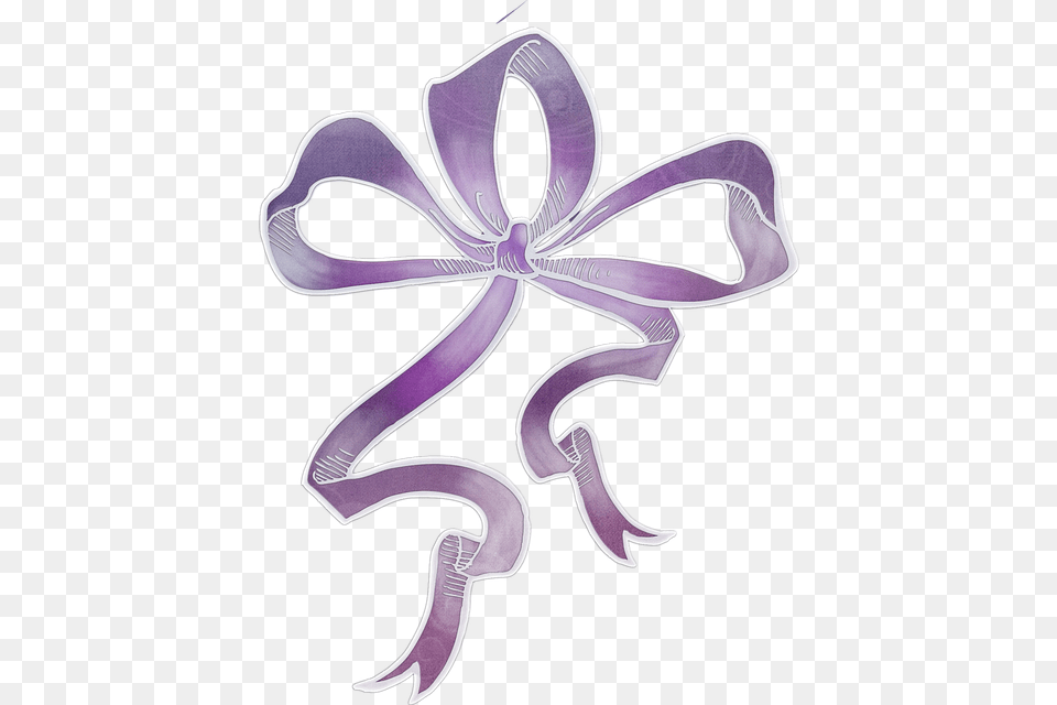Bow 960 Purple, Flower, Plant, Accessories Free Png