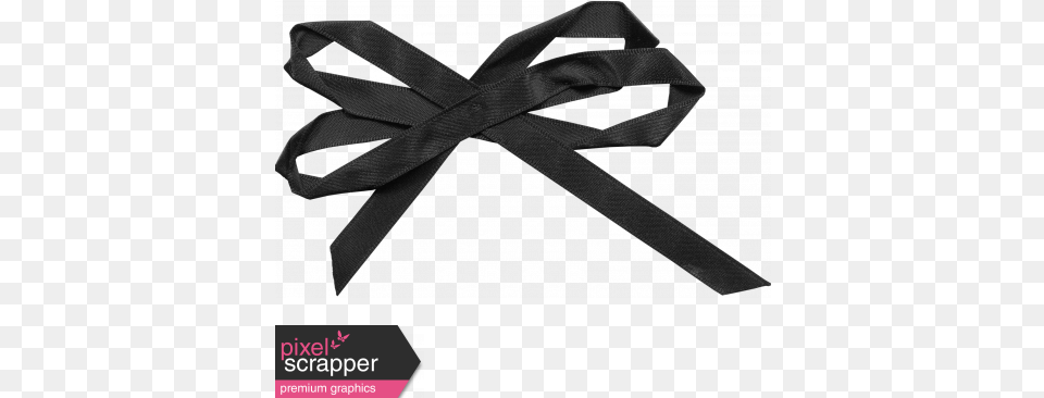 Bow 34 Black Digital Scrapbooking, Accessories, Formal Wear, Tie Free Png Download