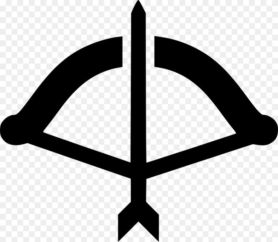 Bow And Arrow, Symbol, Cross Png