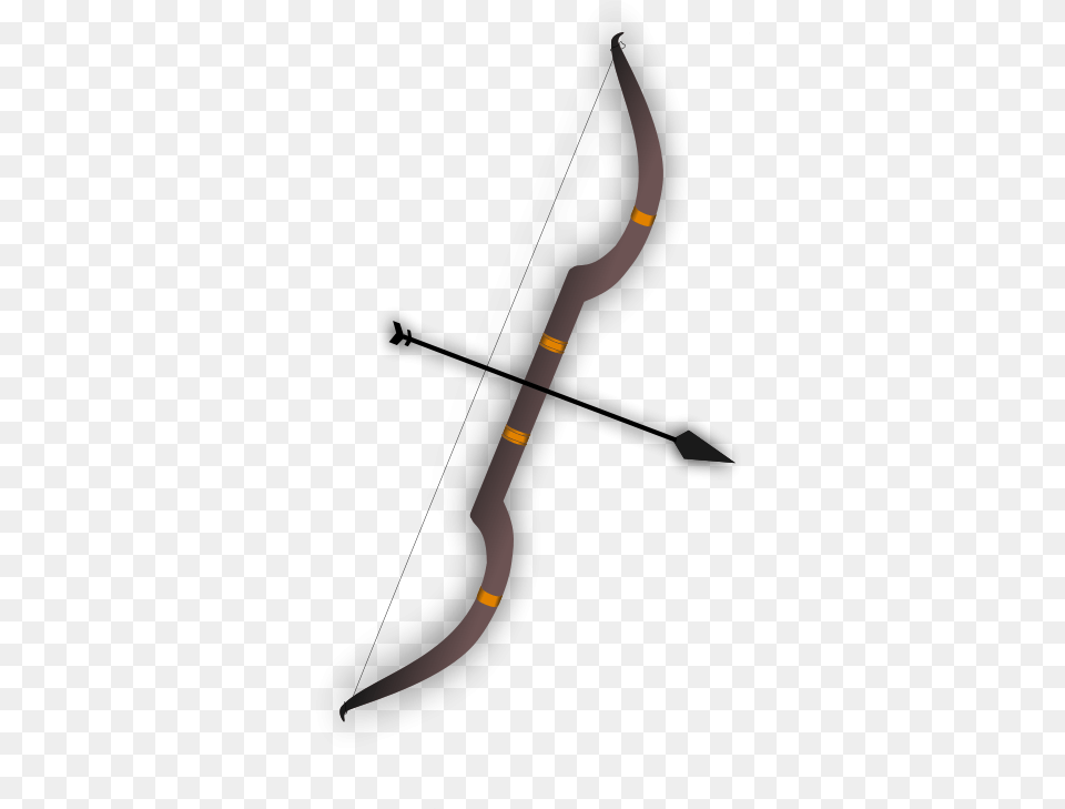 Bow And Arrow Bow And Arrow, Sword, Weapon, Blade, Dagger Png Image