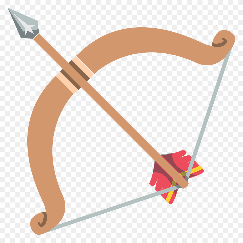 Bow And Arrow Emoji Clipart, Weapon Png Image