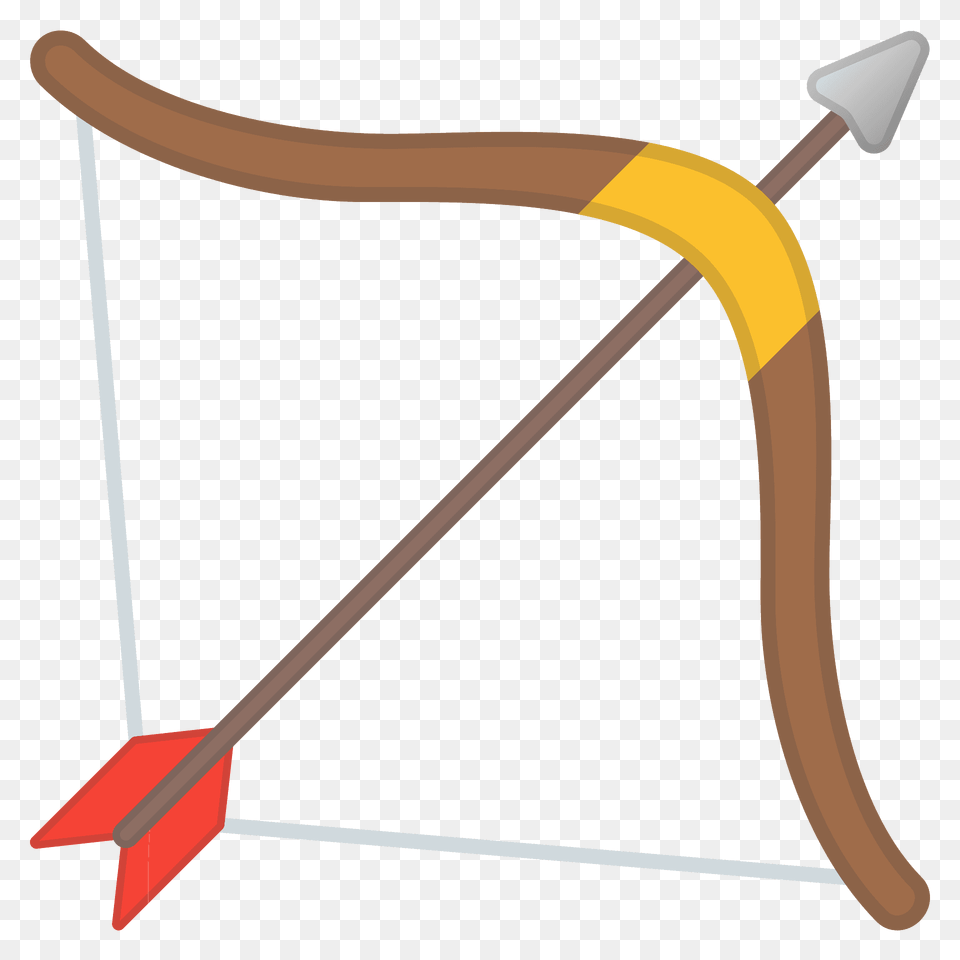 Bow And Arrow Emoji Clipart, Weapon Png Image