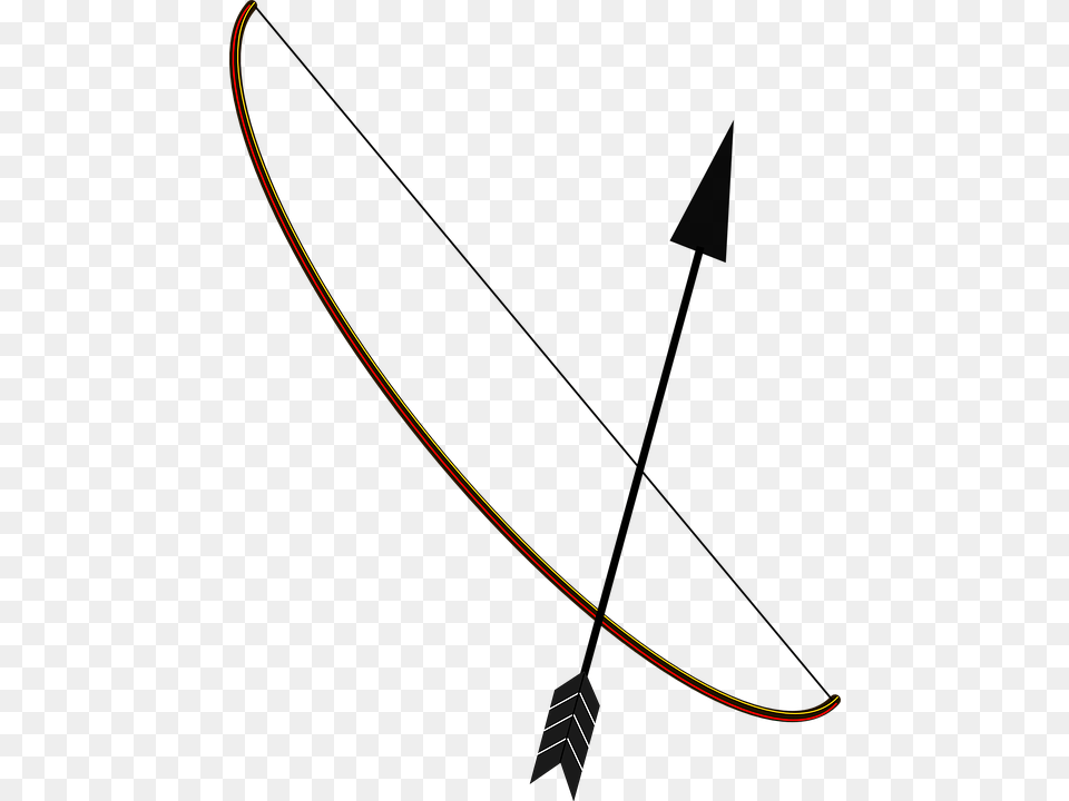 Bow And Arrows, Weapon, Outdoors, Astronomy, Moon Png