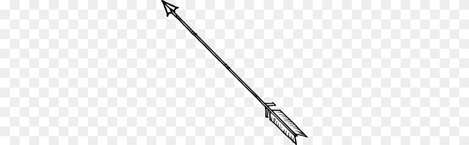 Bow Arrow Image, Gray Free Transparent Png