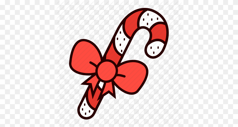 Bow Candy Candy Cane Christmas Holiday Ribbon Icon, Dynamite, Weapon Png