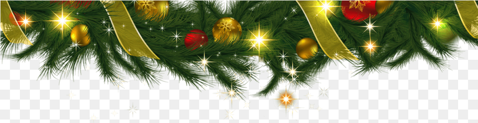 Bow Christmas Garland Background, Lighting, Accessories, Ornament, Festival Free Transparent Png