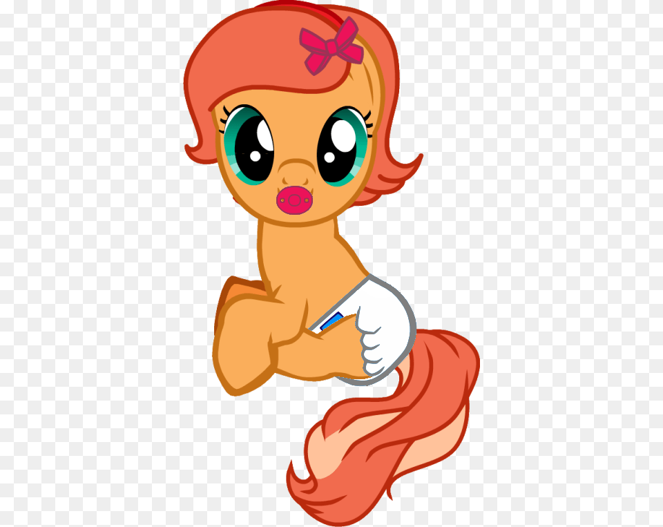 Bow Diaper Female Foal Headband Cartoon, Baby, Person, Face, Head Free Png Download