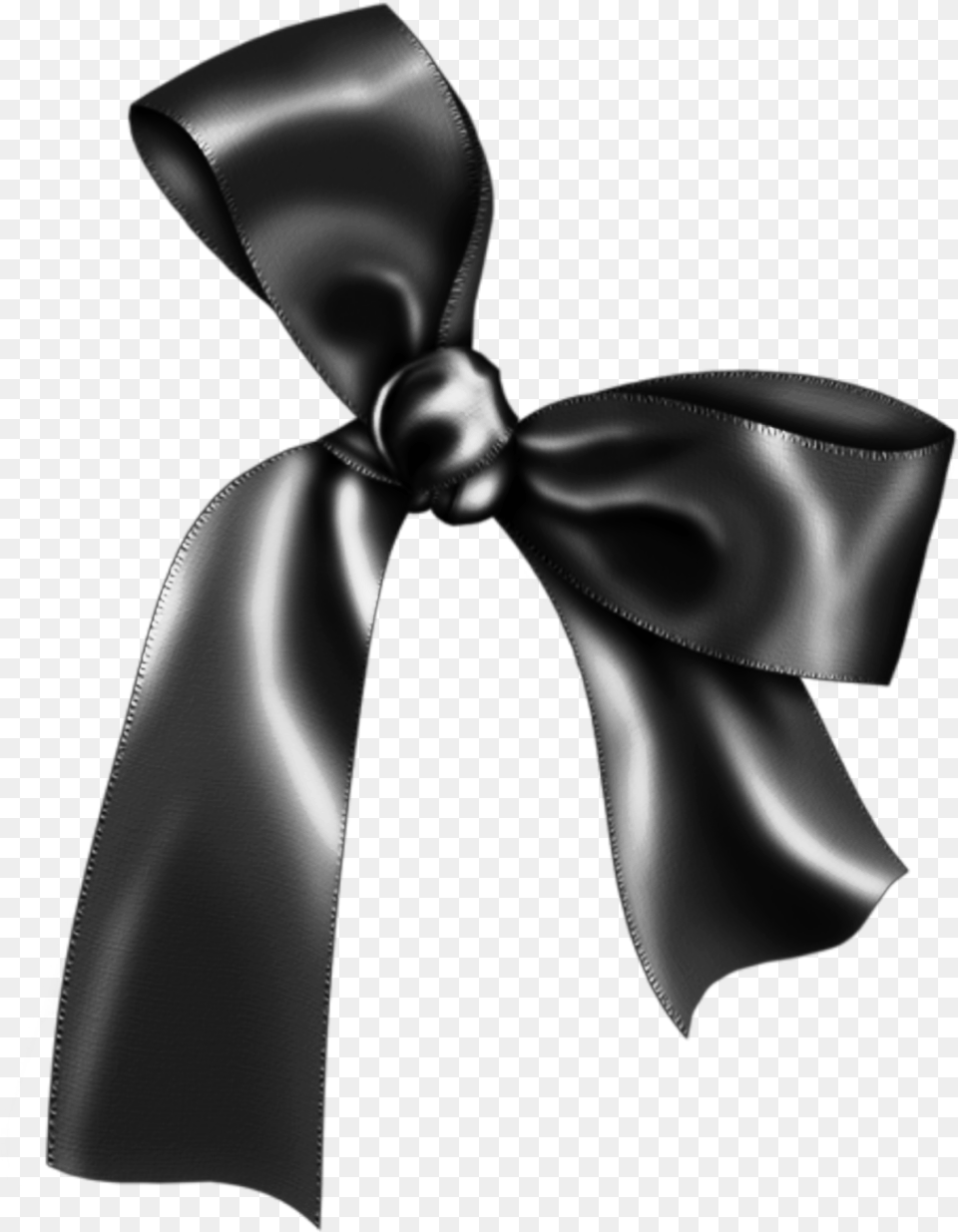 Bow Lazo Ribbon Cinta Black Negro Dark Oscuro Liston Negro De Luto, Accessories, Formal Wear, Tie Png Image