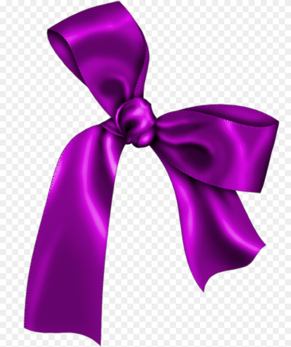 Bow Lazo Ribbon Purple Violet Violeta Lila Morado Clear Background Red Bow, Accessories, Formal Wear, Tie, Person Free Png Download