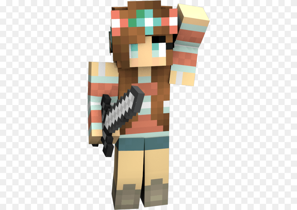 Bow Minecraft Girl Skin Minecraft Avatar People Girl Png