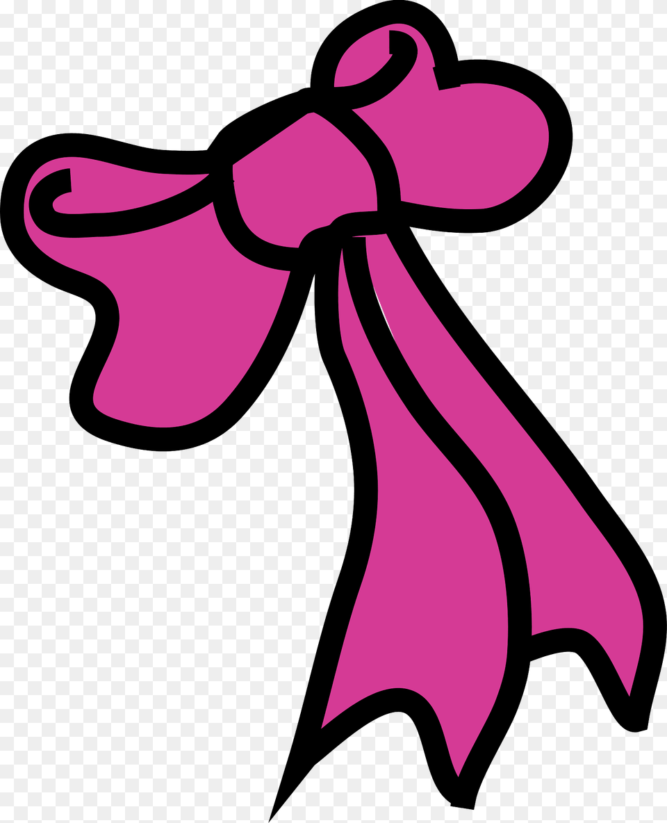 Bow Pink Ribbon Free Vector Graphic On Pixabay Pita Ulang Tahun, Accessories, Formal Wear, Purple, Tie Png