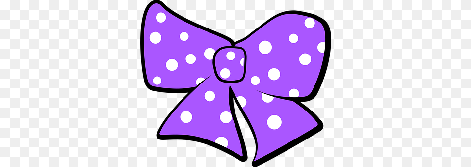 Bow Polka Dots Purple Ribbon Vintage Purple Polka Dot Bow, Accessories, Formal Wear, Pattern, Tie Png