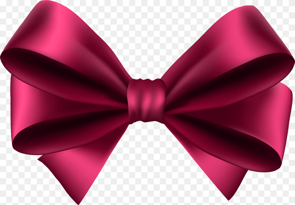 Bow Red Color Ribbon Bow Free Png