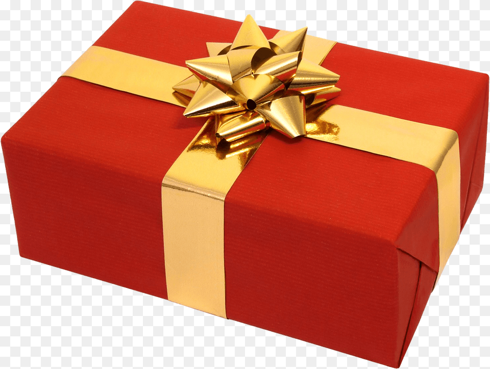 Bow Red Line Stickpng Christmas Present, Box, Gift Free Transparent Png