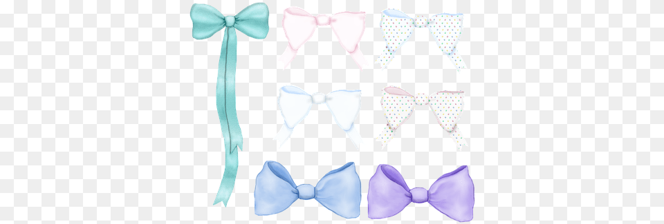 Bow Ribbon Element Decoration Accent Pink Blue, Accessories, Tie, Formal Wear, Bow Tie Free Png Download
