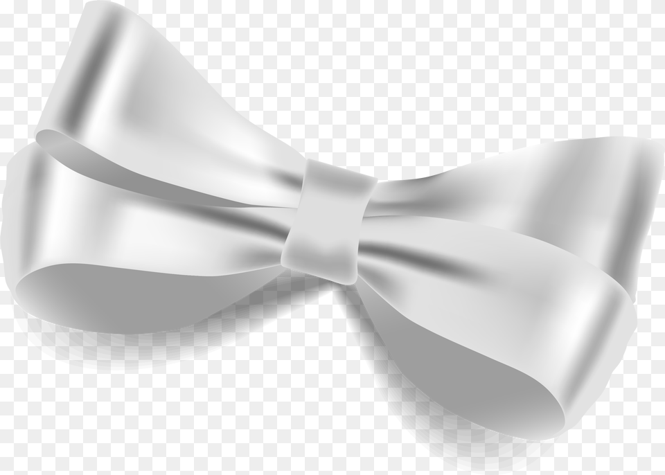 Bow Tie Butterfly White Ribbon White Bow Tie, Accessories, Bow Tie, Formal Wear, Appliance Free Png Download