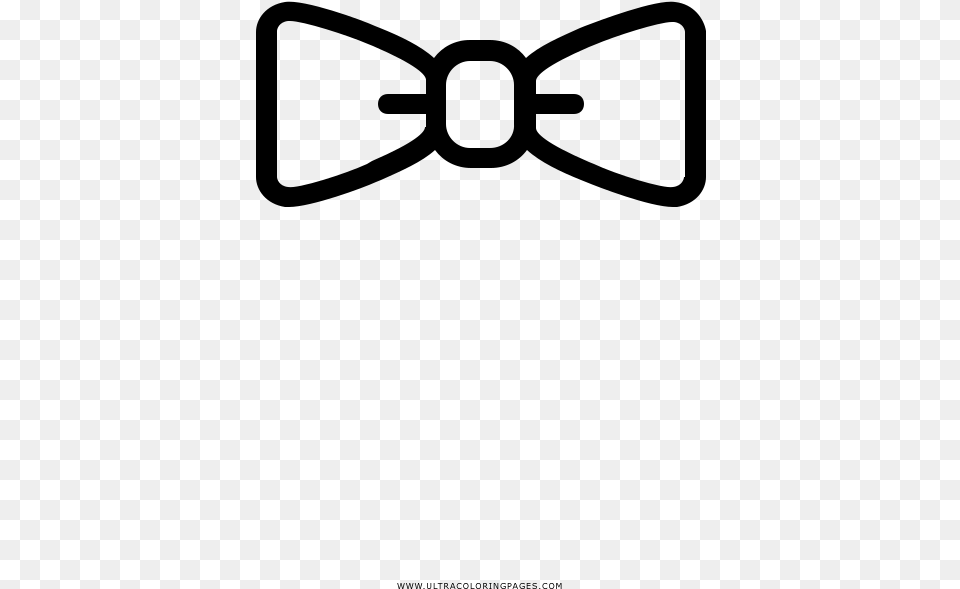 Bow Tie Coloring, Gray Free Png