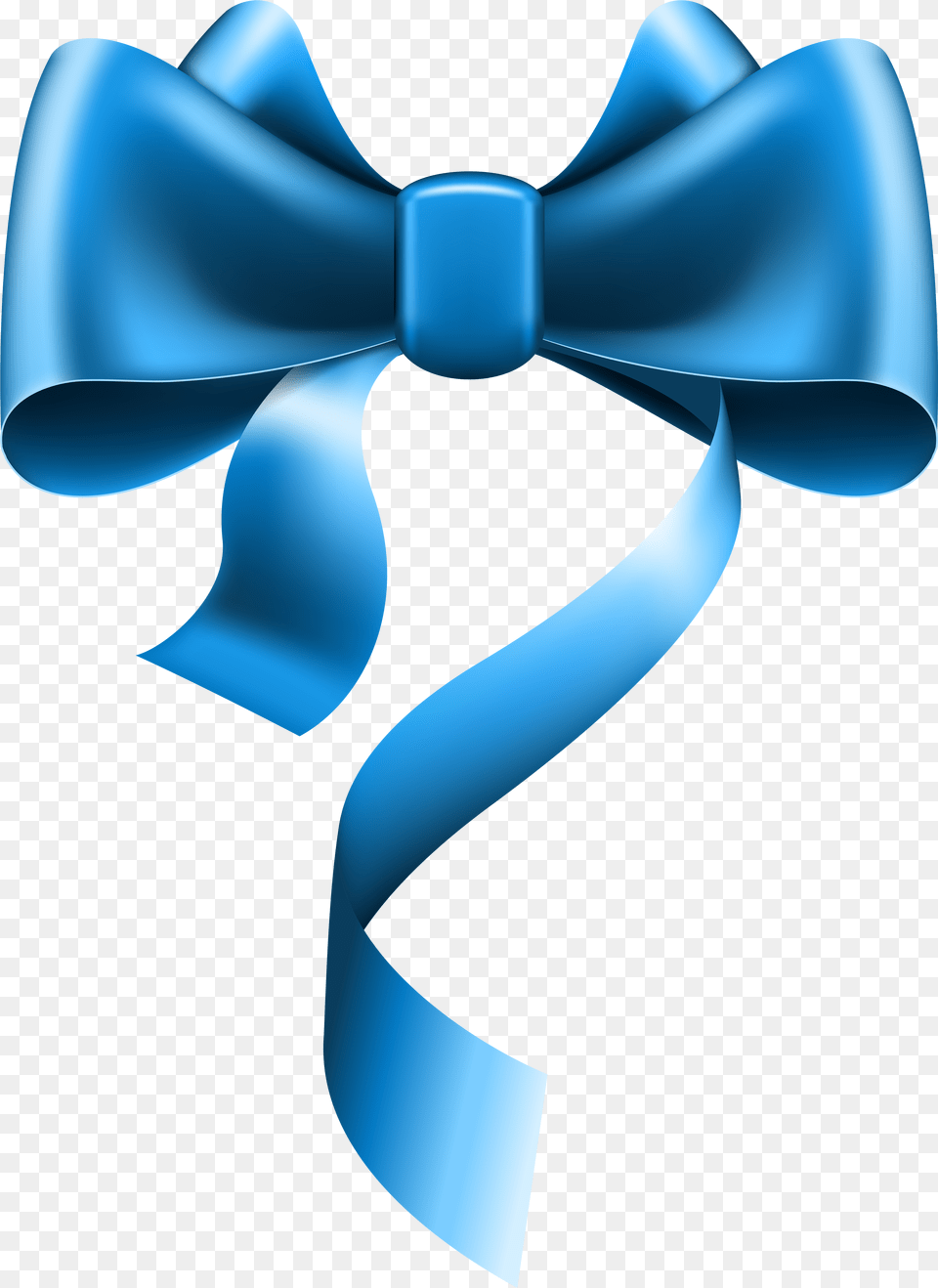 Bow Tie Neck Ribbon Blue Blue Ribbon Bow Free Png Download
