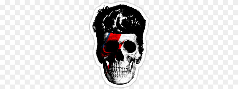 Bowie David Bowie And Skull David Bowie Ziggy Stardust Skull, Accessories, Sunglasses, Smoke Pipe, Head Png Image