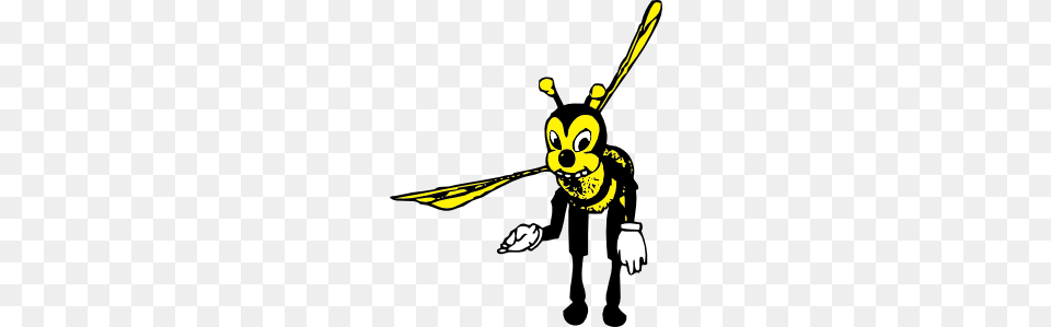 Bowing Bee Clip Art, Animal, Person, People, Wasp Png