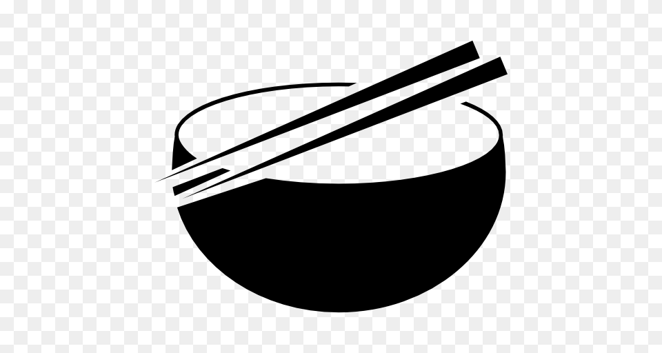 Bowl And Chinese Chopsticks, Soup Bowl, Food, Blade, Razor Free Png Download
