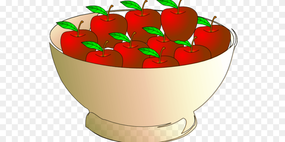 Bowl Apple Clip Art, Food, Fruit, Plant, Produce Free Png