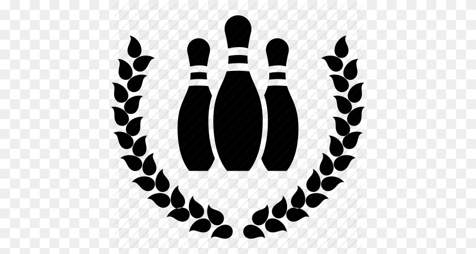 Bowl Bowling Champion Laurel Lauren Winner Wreath Icon, Person, Body Part, Hand, People Png Image