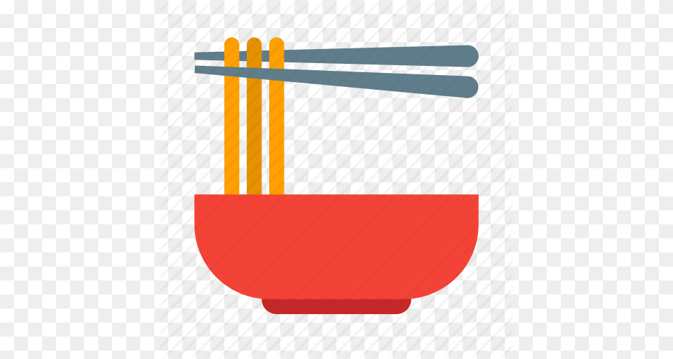 Bowl Chinese Chopsticks Noodle Noodles Pasta Soup Icon, Food, Soup Bowl Free Png Download